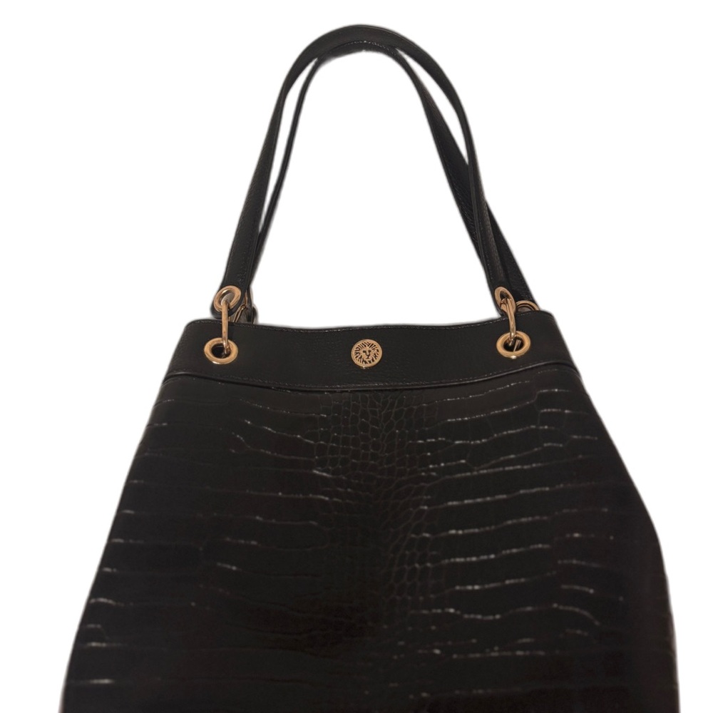 Anne Klein Elegant Black Tote Bag